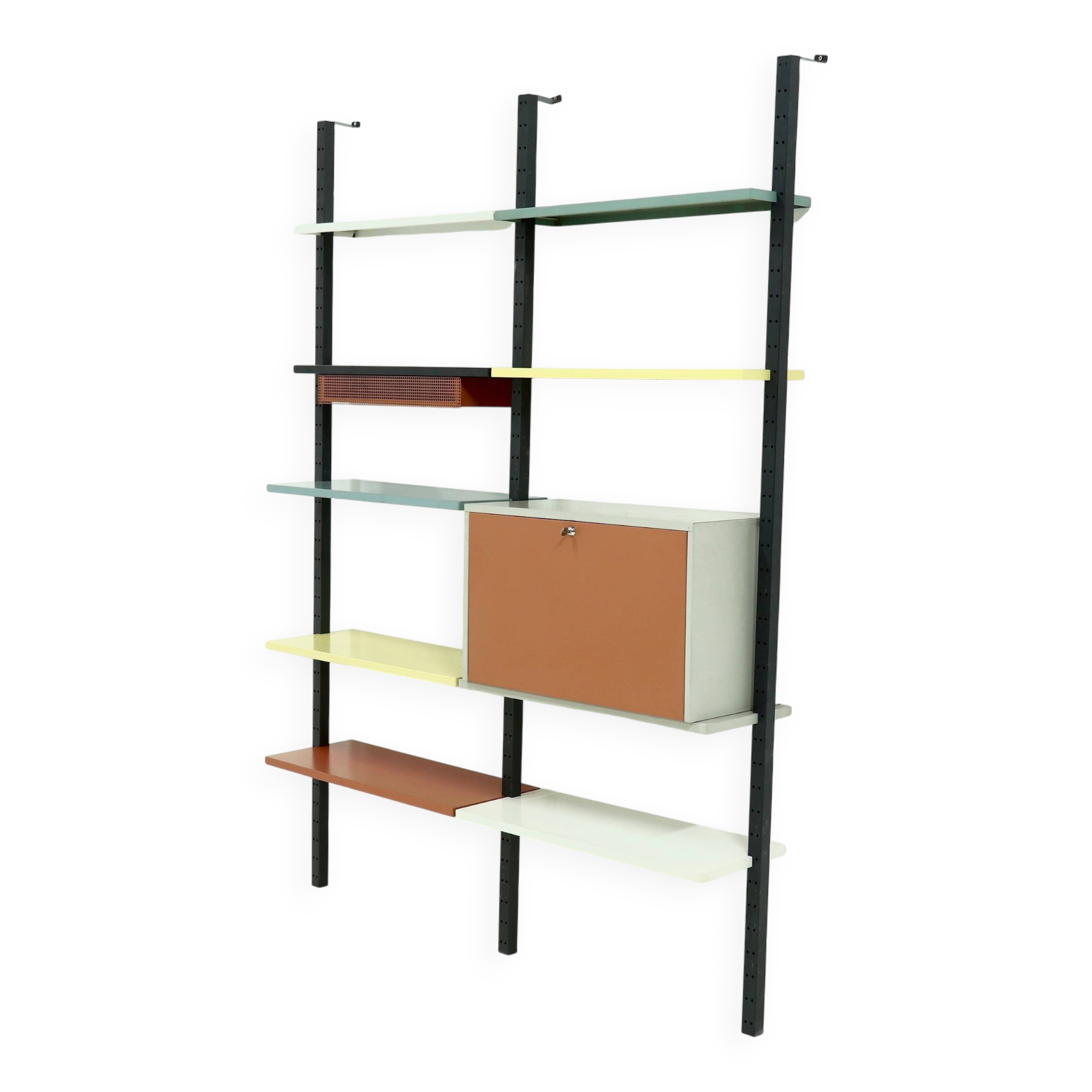 Rare Modular Wall Unit by Coen de Vries for DEVO 1950s