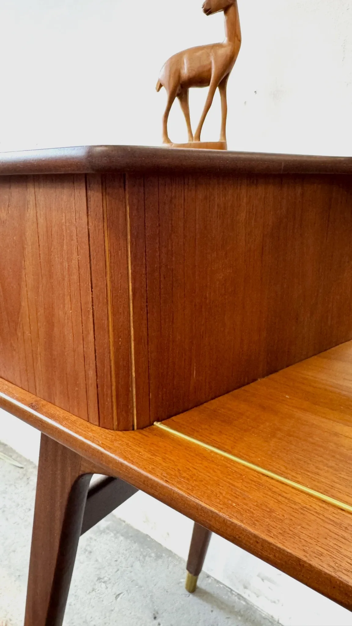 Unique teak dressing table, Scandinavia, 1960s/70s, vintage, mid-c