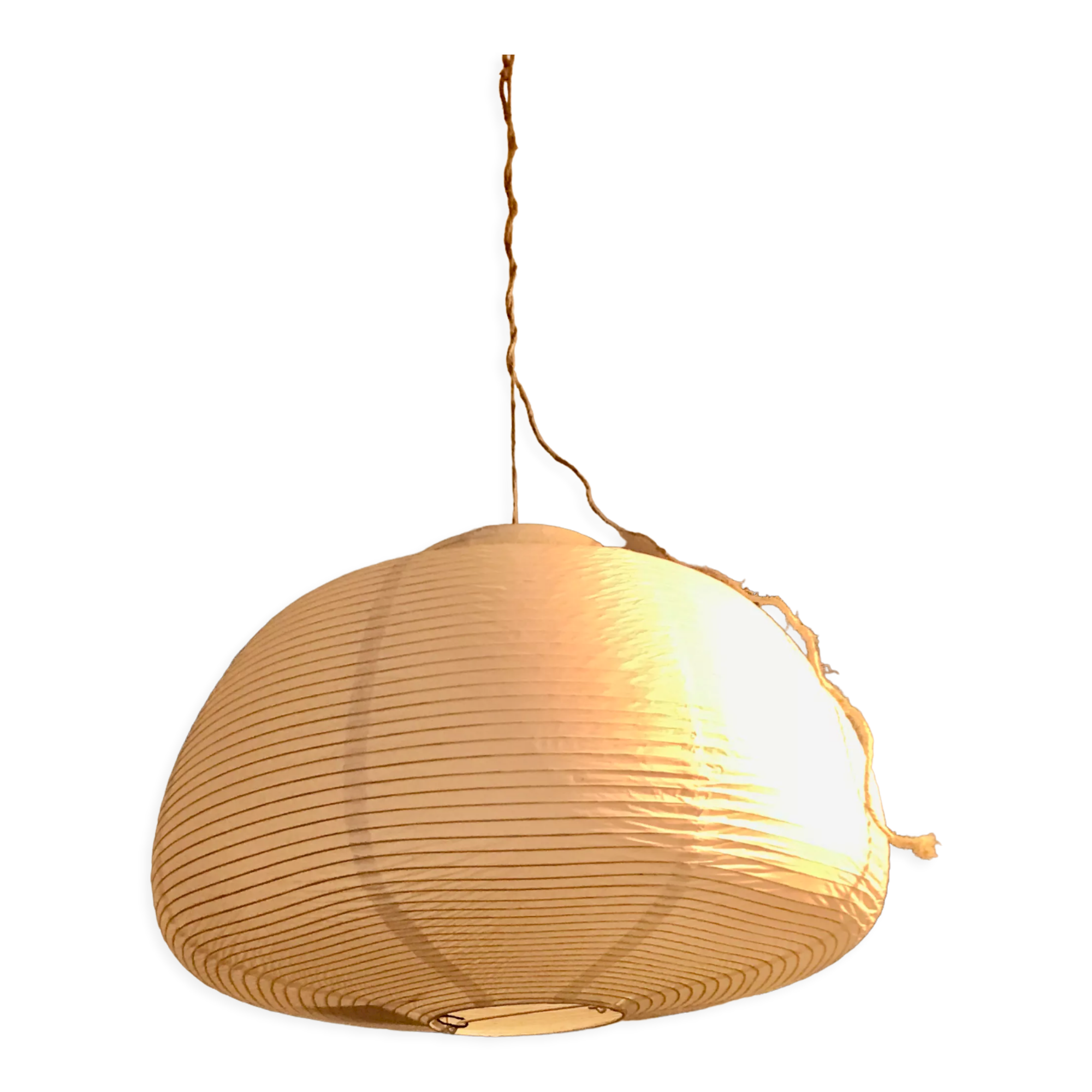 Oval paper suspension