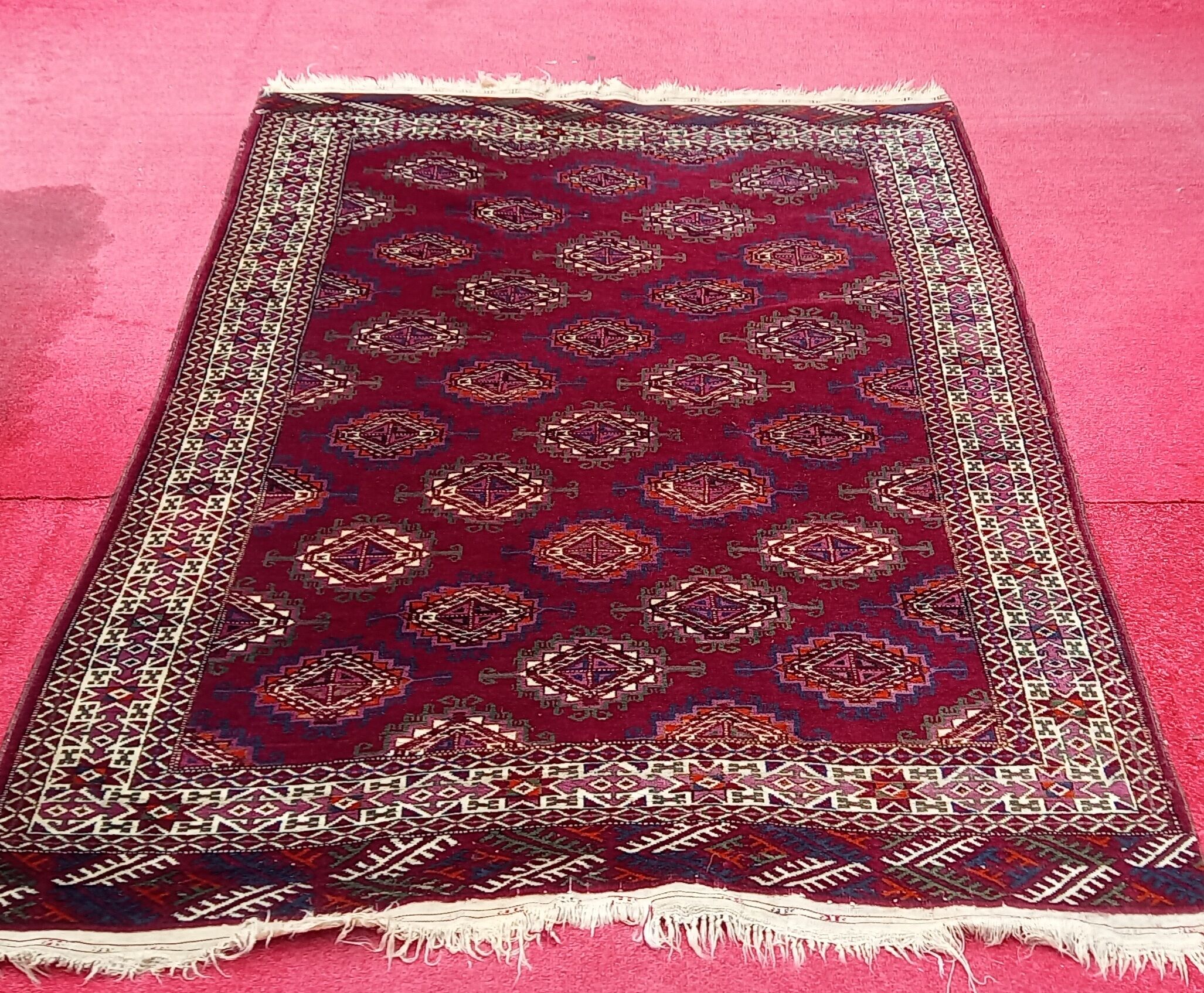 Old carpet boucara beshir