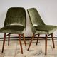 Set of four chairs designed by Radomir Hoffman, TON Czechoslovakia, 1960s.