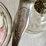 Silver metal sugar tongs