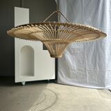 Suspension rattan saucer iron frame D:120 H:60
