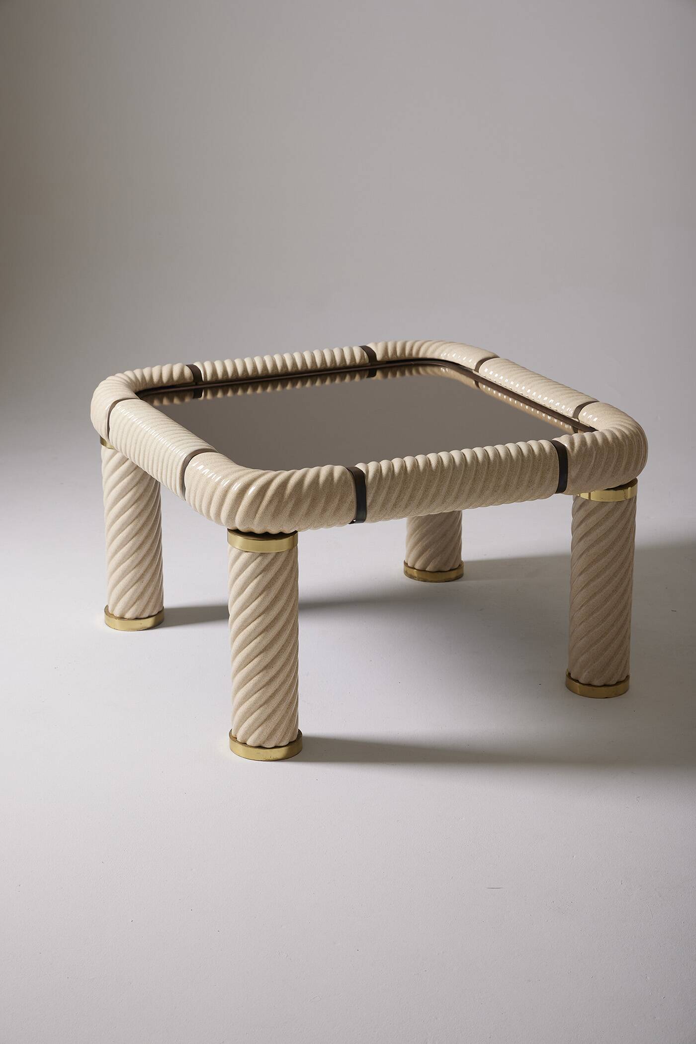 Tommaso Barbi ceramic coffee table, 1960s