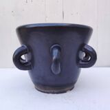 Large ceramic cache pot Accolay, vintage