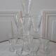 Lot de 9 verres à vin en cristal gravé années 30