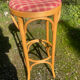 Vintage rattan bar stool from the 70s.