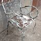 Fauteuil en fer forgé