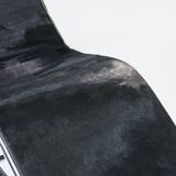 Black Fur LC4 Chaise Longue by Le Corbusier & Pierre Jeanneret for Cassina