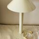 Scandinavian lamp lacquered sheet white vintage 60/70