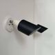 Pair of vintage adjustable wall lights, black and white, Raak Netherlands 1970