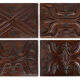 16th Century Gothic Sculpted Oak Panel, Belgium