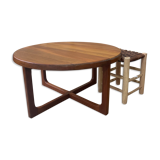 Niels Bach Round Scandinavian Coffee Table