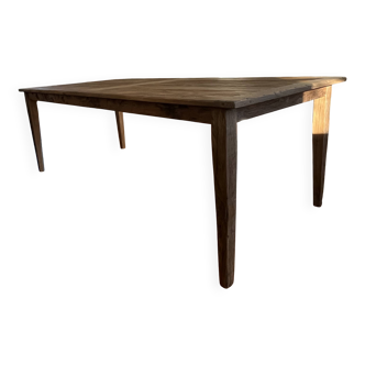 Large Provence farmhouse table in solid oak – 300 x 100 cm