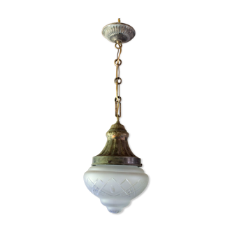 Lamp with bevelled day offal 21 cm diameter