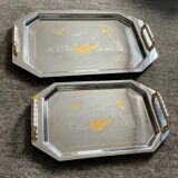 Giorinox Italy vintage tray duo
