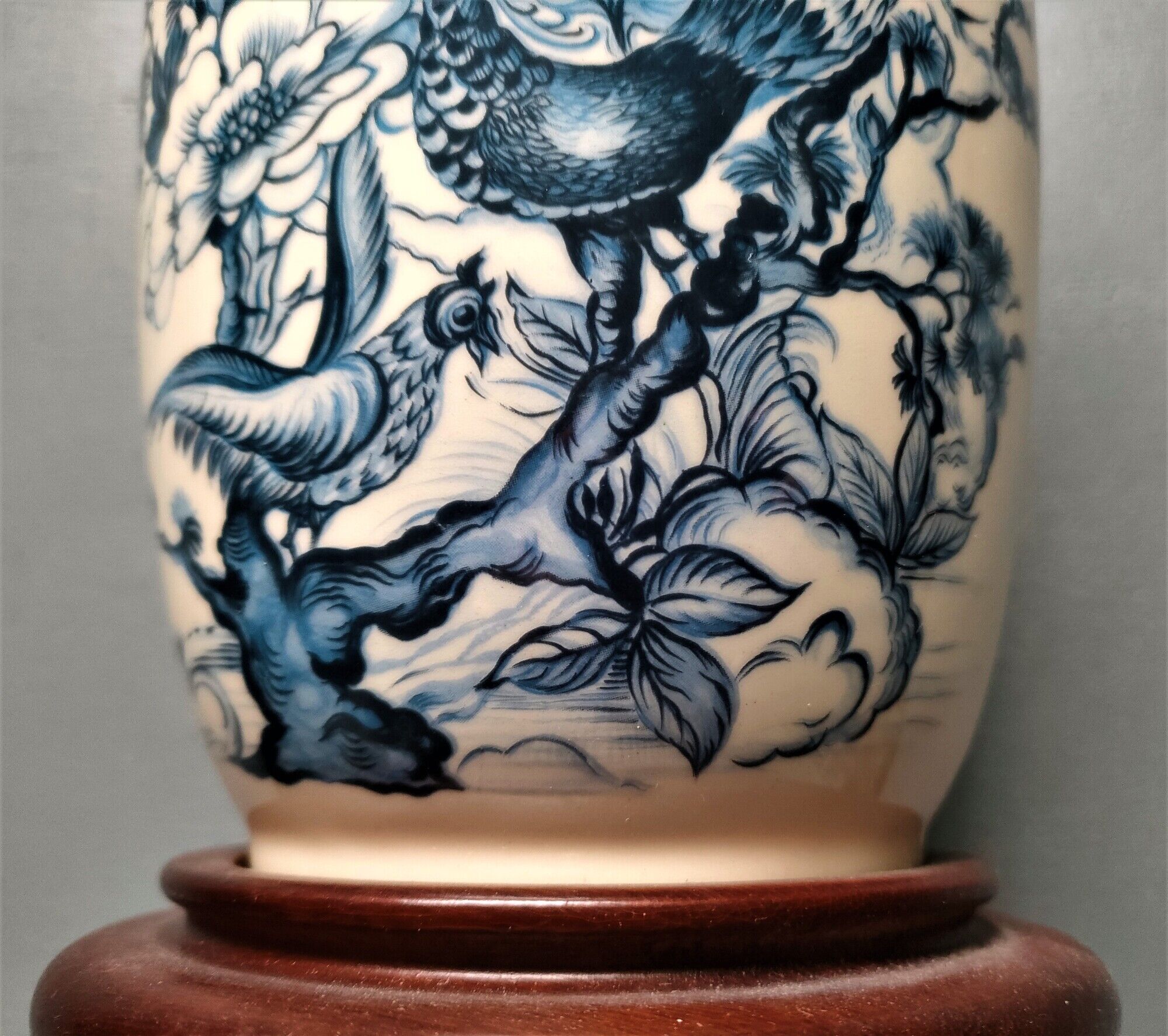 Tetras Lamp Foot - China - XXth - A lustro (ceramic)