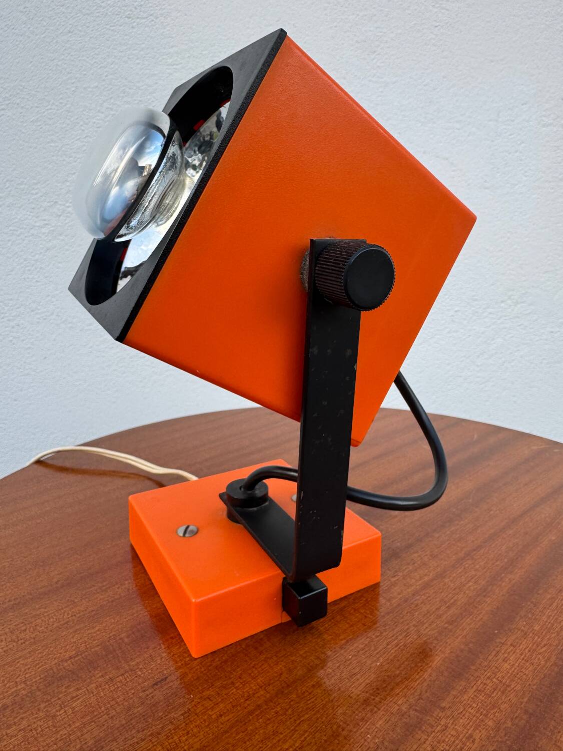 Philips orange wall lamp from the 1970s.