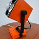 Philips orange wall lamp from the 1970s.