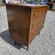 Vintage oak commode from the 1960s.