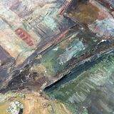 Antique painting signed Serge Delaveau