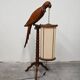 Mid Century Modern "Parrot" floor lamp attributed to Aldo Tura, 1950s.