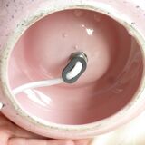 Ball lamp, ceramic and opaline ball lamp, mood and living room lamp