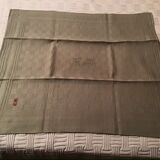 4 serviettes de table vert amande en coton