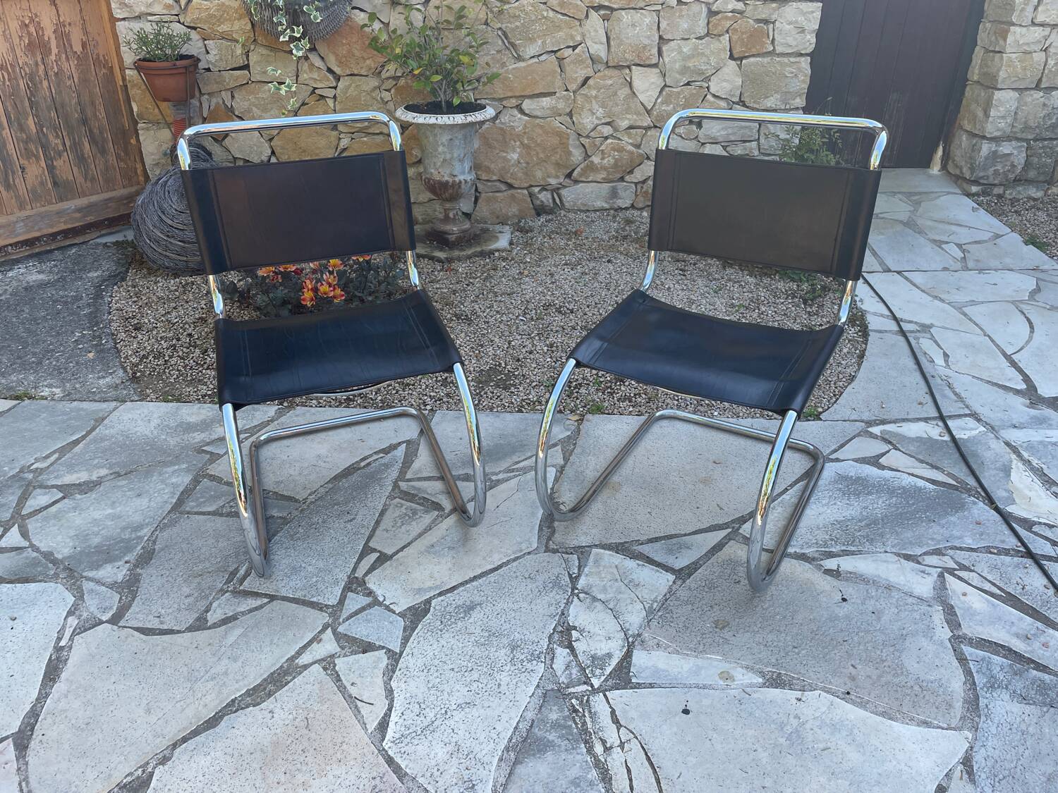 Chaises Mies Van Der Rohe Édition Année 80