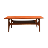 Table basse en teck, design scandinave des années 1960