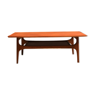 Teak coffee table, Scandinavian design from the 1960s