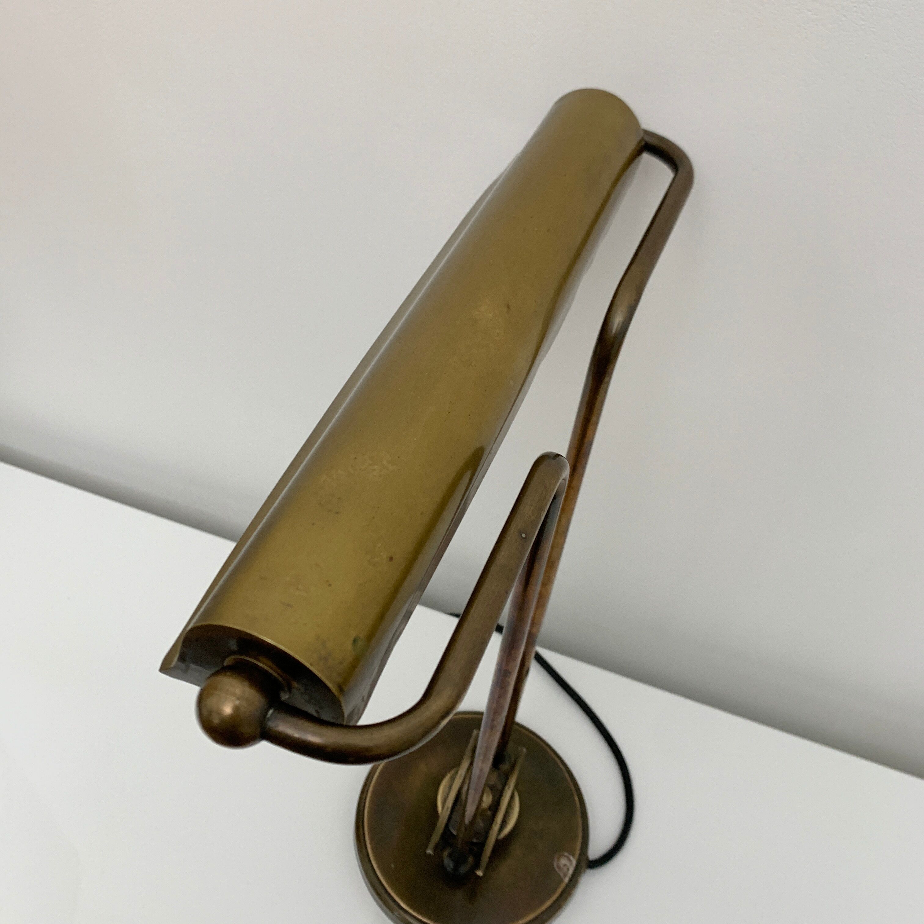 Brass desk lamp Art Deco