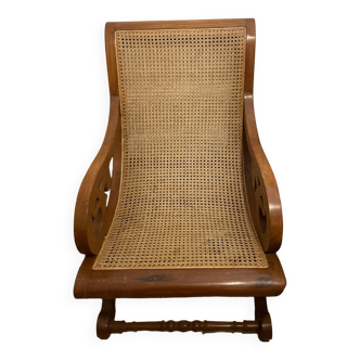 Solid wood armchair