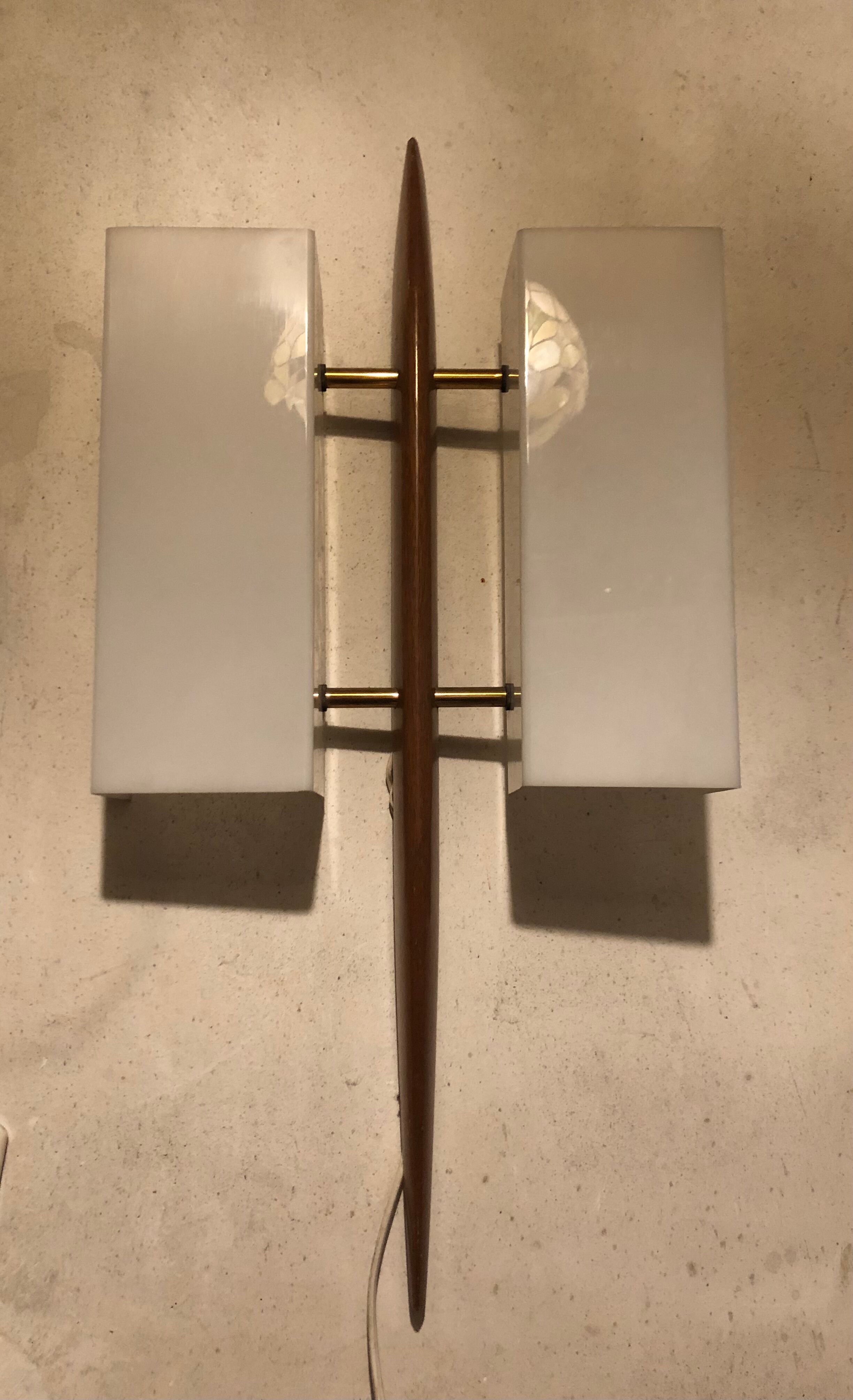 Scandinavian double wall lamp 60s