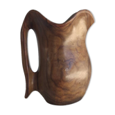 Olive wood monoxyle pitcher
