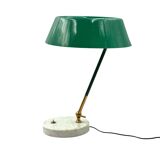 Mid-century green table lamp, Stilux Milano Italy, 1960s