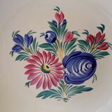 Numbered Henriot Quimper earthenware plate