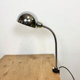 Lampe de table italienne en col de cygne vintage chromée, années 1960