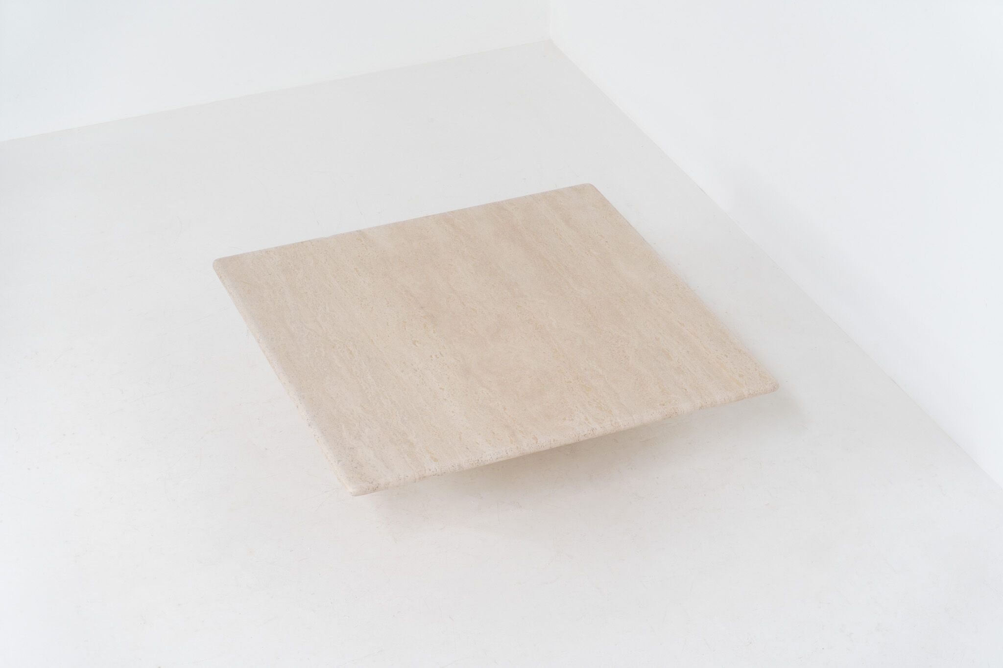 XL travertine coffee table