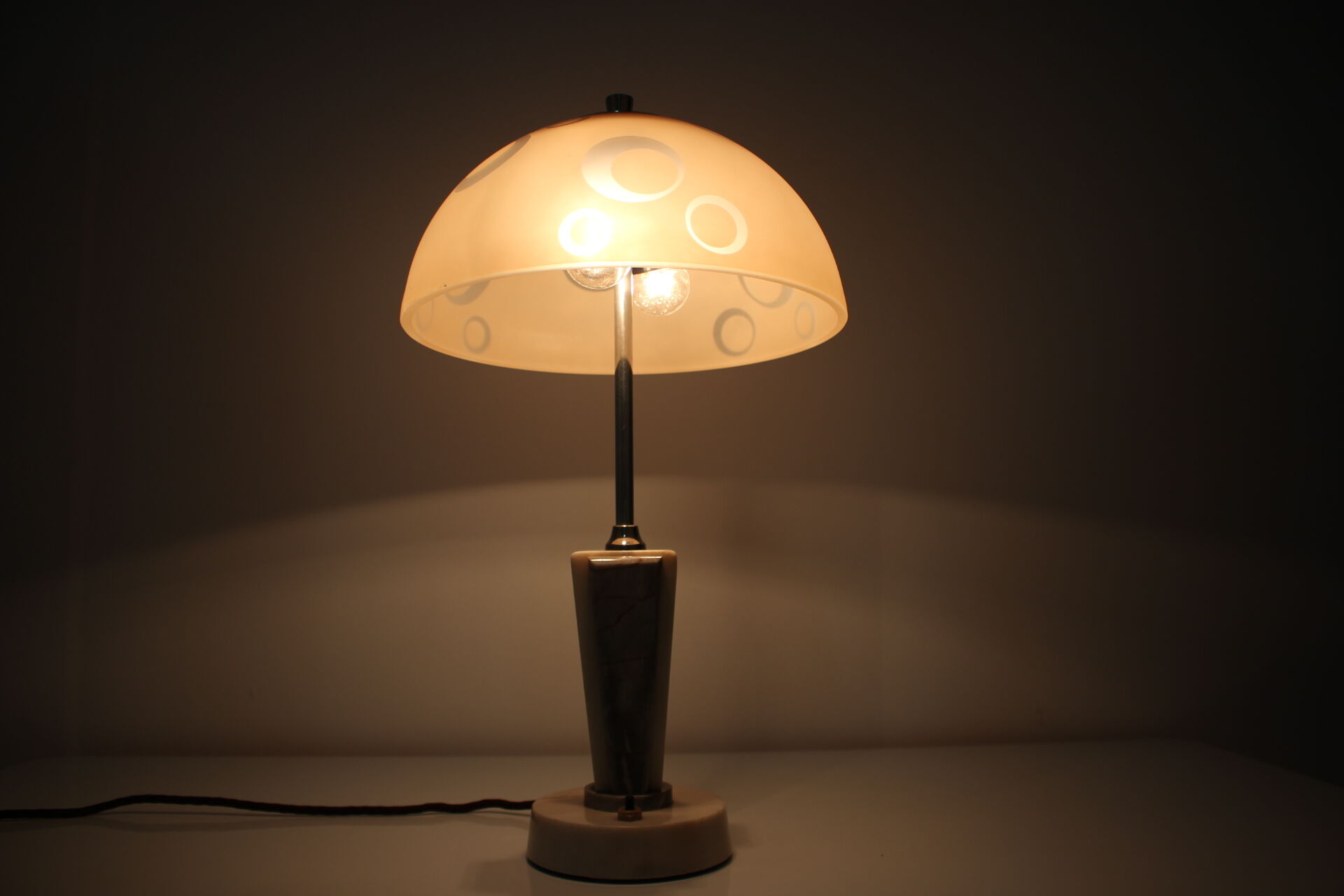 Mid-century Table lamp/Kámen Praha,  1950's