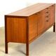Mid-Century Sideboard by Meredew (Brown Leather Handles)