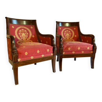 Pair of Empire gondola shepherdesses