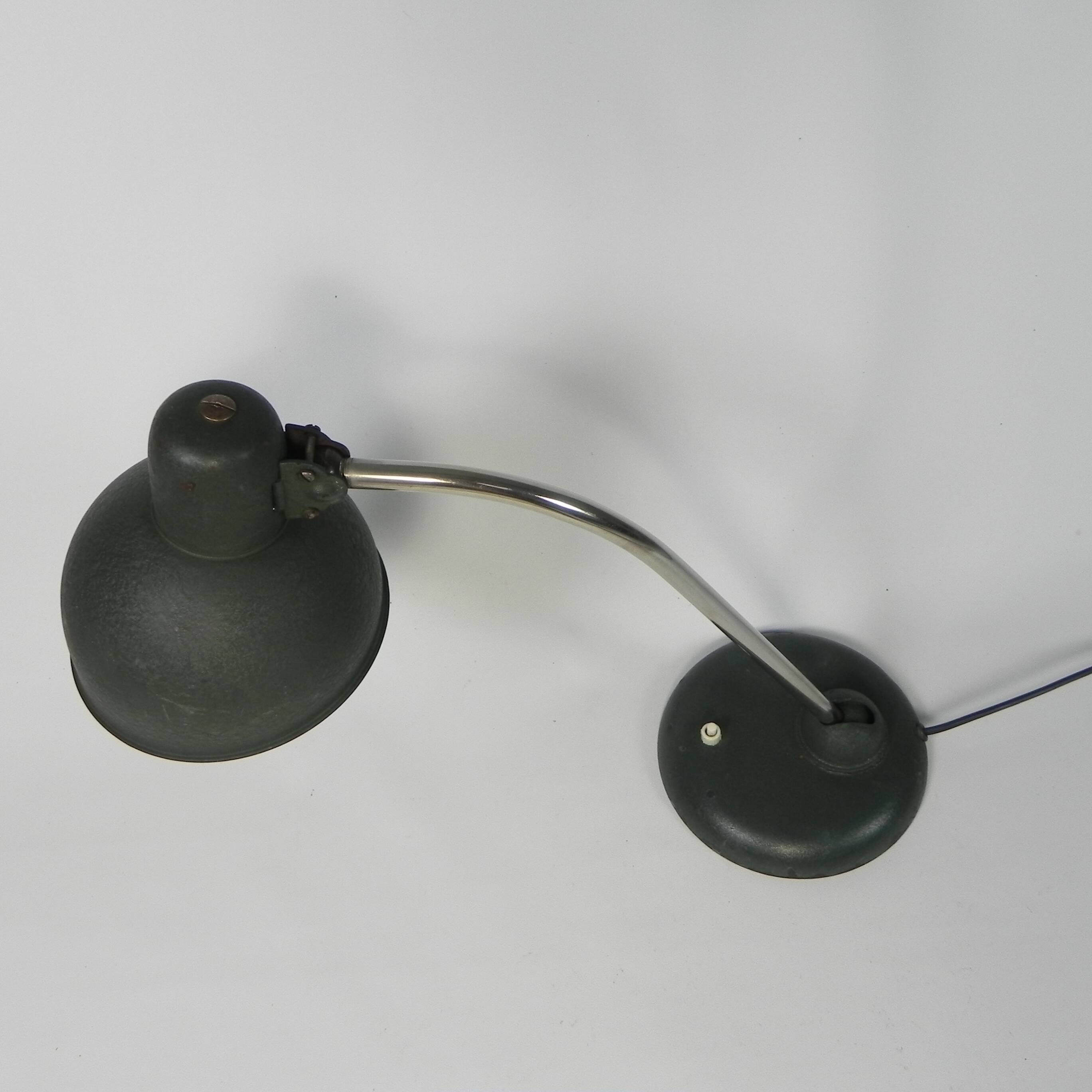 Bauhaus lamp model 6551 by Kaiser idell, 1940s