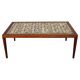 Mid-century Danish Haslev Mobelsnedkeri coffee table with Royal Copenhagen ceramic tiles