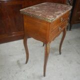 Bedside Louis XVI marqueterie with on 19th siecle