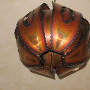 Brutalist pendant light, Denmark 1970s