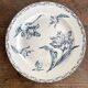 Round ironstone dish Luneville K&G tulip motif
