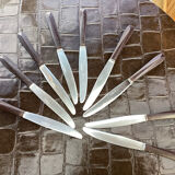 Set of 9 vintage a.fontenille 1034 table knives