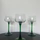 Lot de 3 verres à pied vintage
