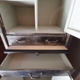 Vintage workshop cabinet